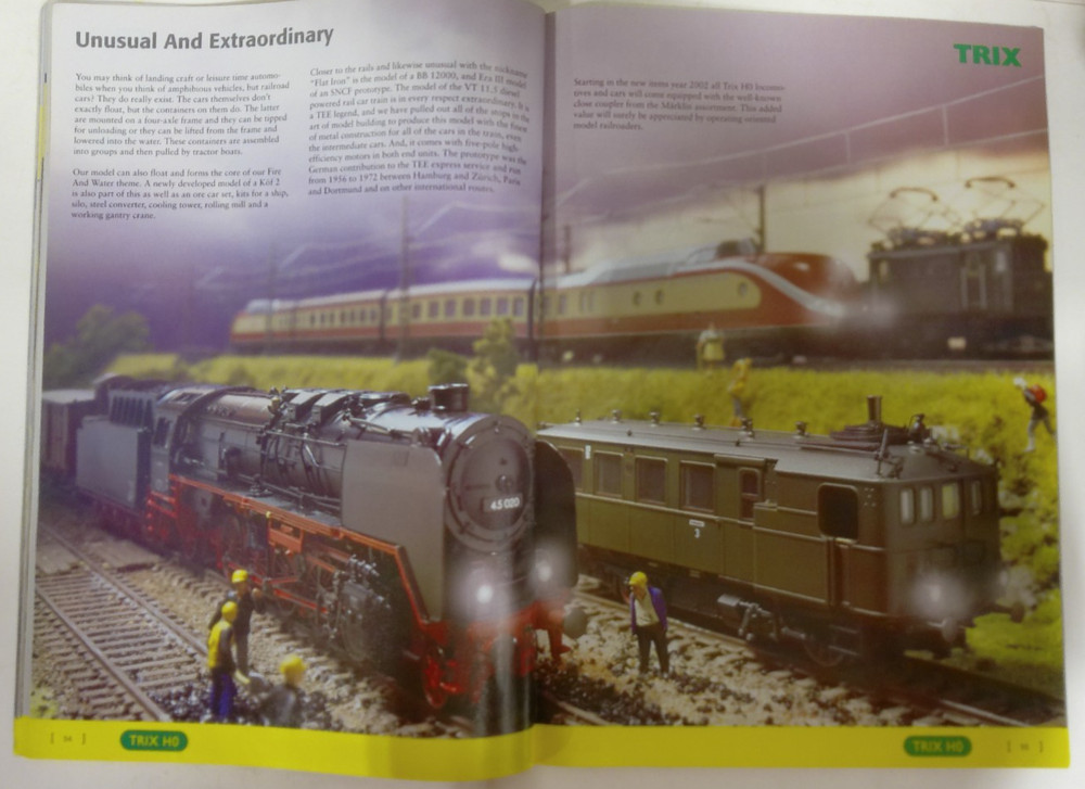 Trix Trains New Items 2002 Catalog