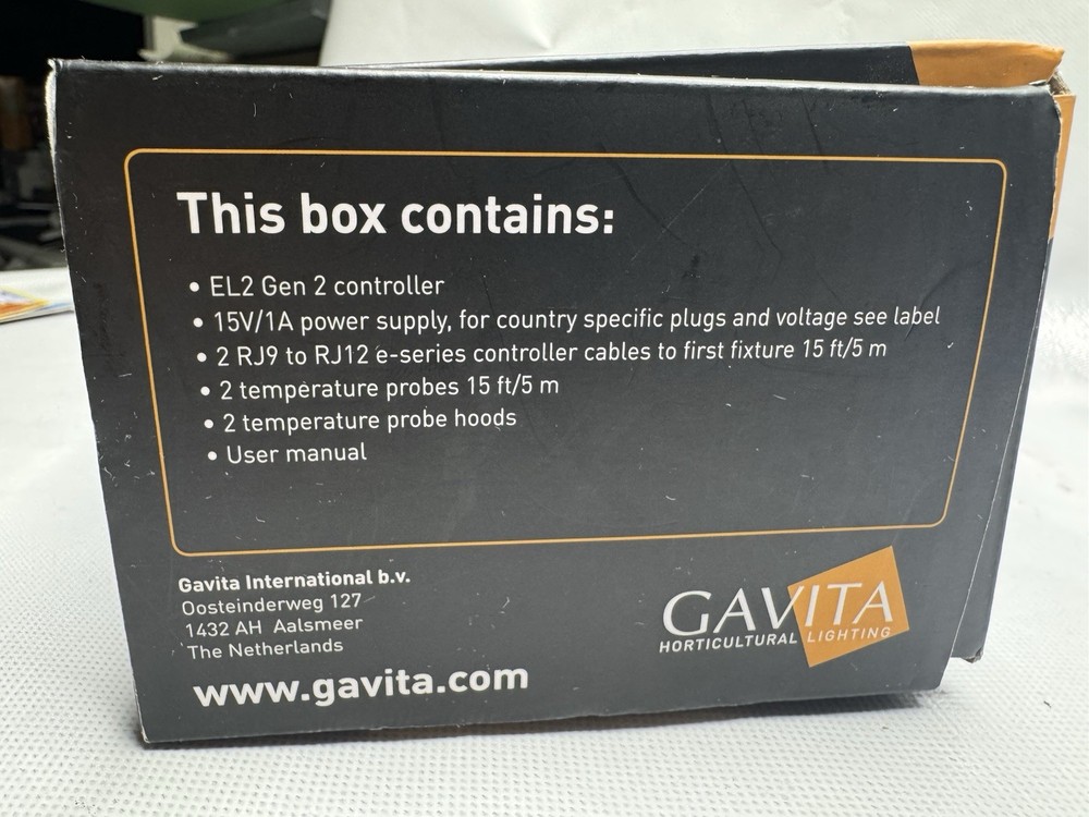 Gavita Master Controller EL2 Gen 2 Advanced Lighting Controller US Version