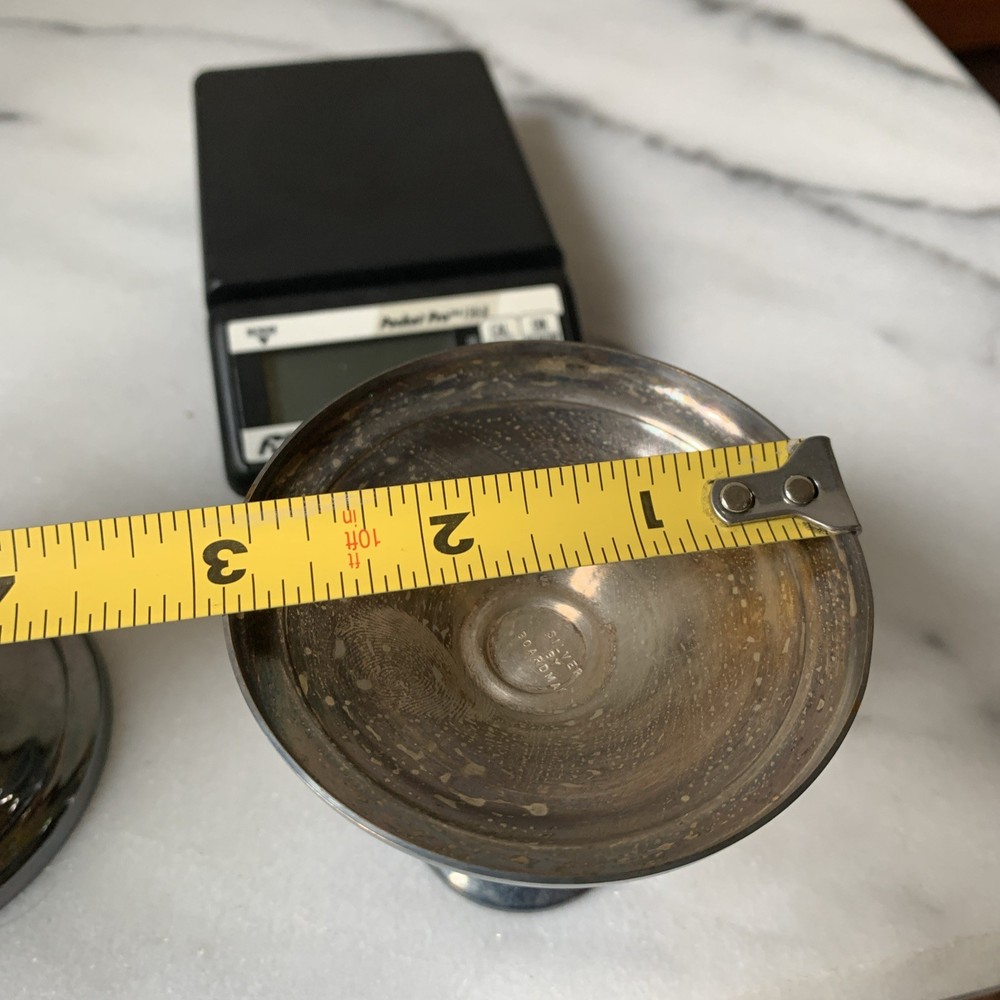 Partial Silver Boardman Candlesticks - Use Or scrap - 248 Grams