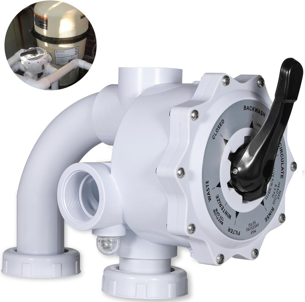 261055 Multiport Valve for Triton and Quad Pool & Spa Side Mound D.E