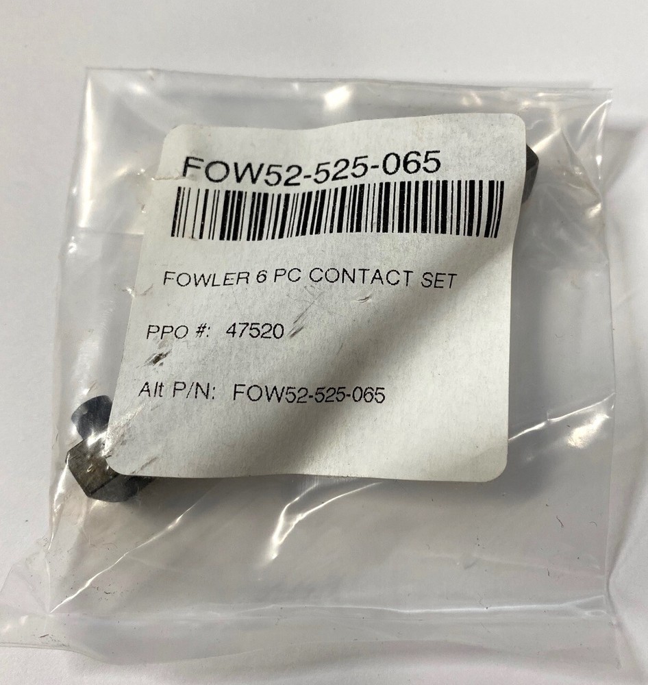 Fowler 52-525-065 Contact Point Set, 6pcs