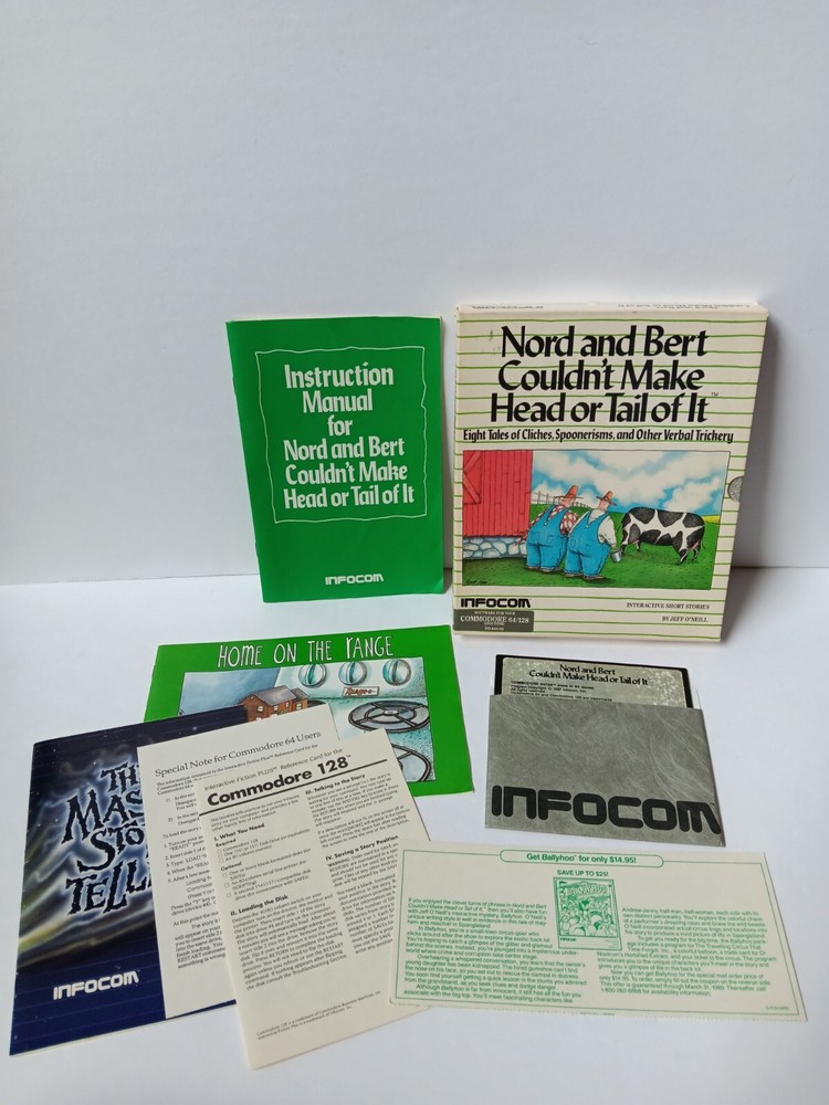 Commodore 64/128 Nord & Bert Couldn't Make Head/Tail Of It Software Tested/Works