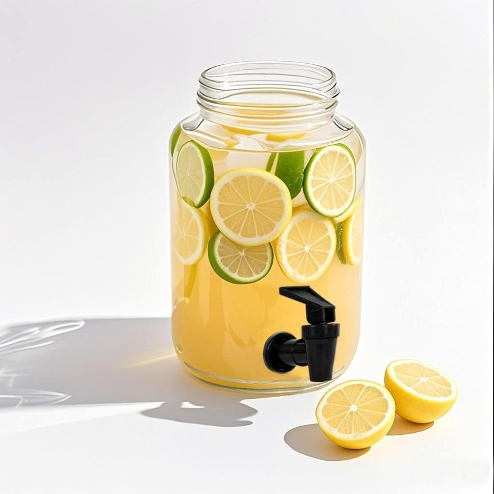 4 PCS Replacement Cooler Faucet Spigot, Leakproof Plastic Tap Set for Beverage D