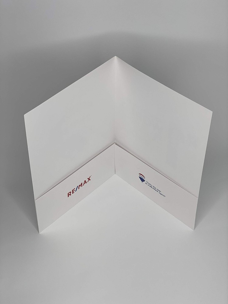 RE/MAX Folders N01-White 25 Pack