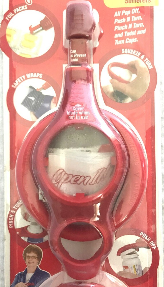New OPEN IT! RT Red Pill Bottles & Pill Packs - 3 Pack