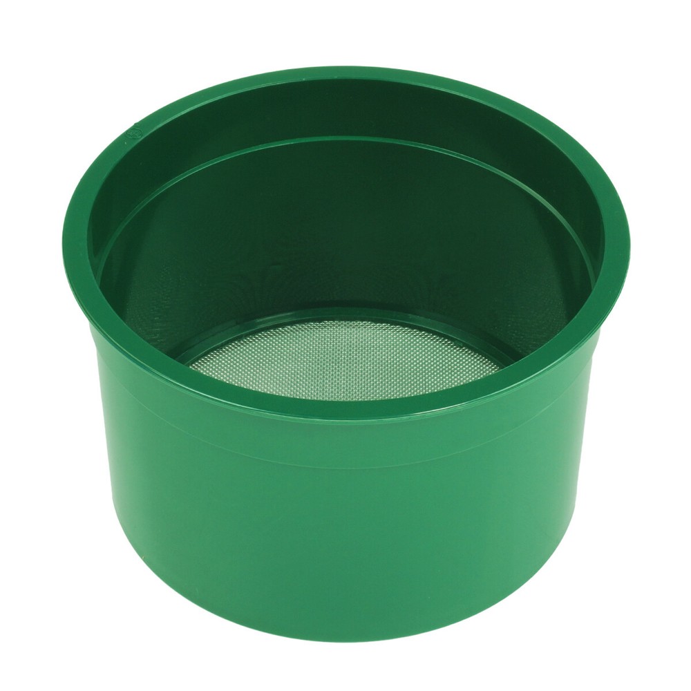 6" Green Mini Stackable Sifting Classifier – 30 Holes for Gold Prospecting