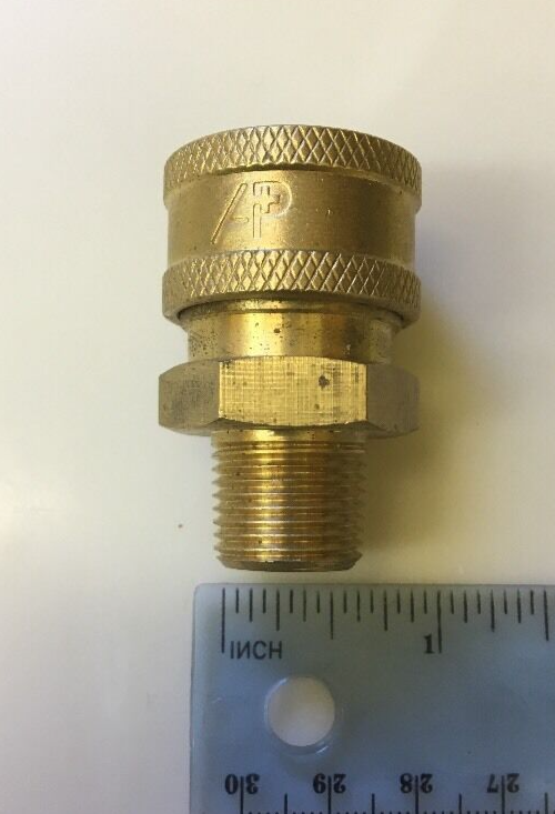 A+ 3/8 Pressure Washer Brass Quick Connect 3/8 NPT Solid Brass