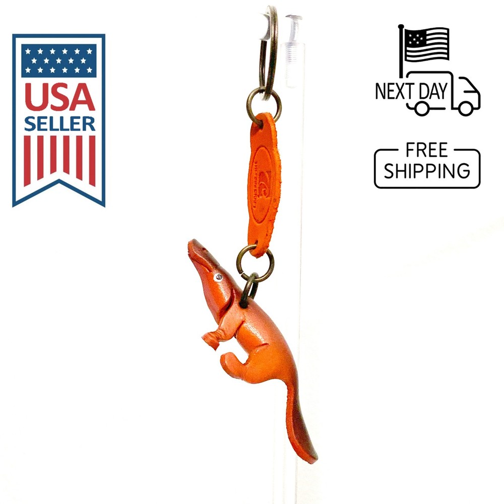 Platypus Handmade Leather Keyring