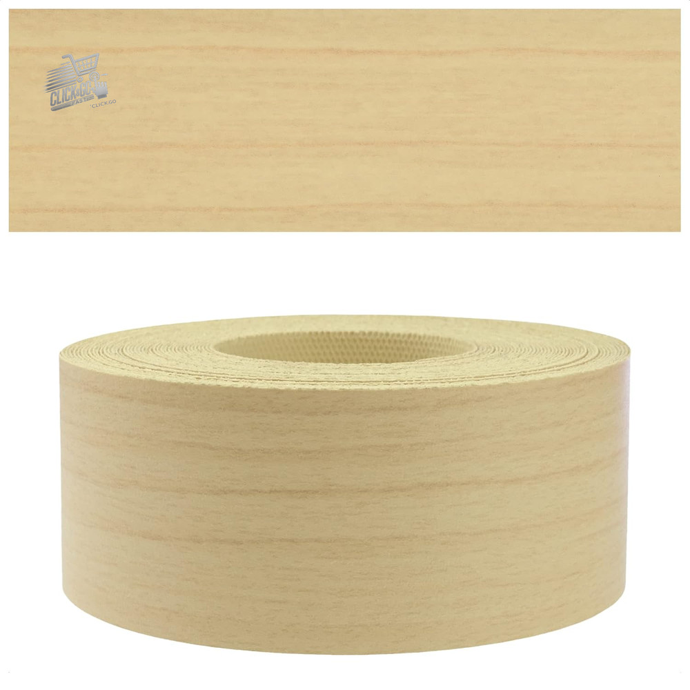 ® - Maple Effect Edge | 45mm X 10M | Easy to Apply | Mel Kitchen Edge