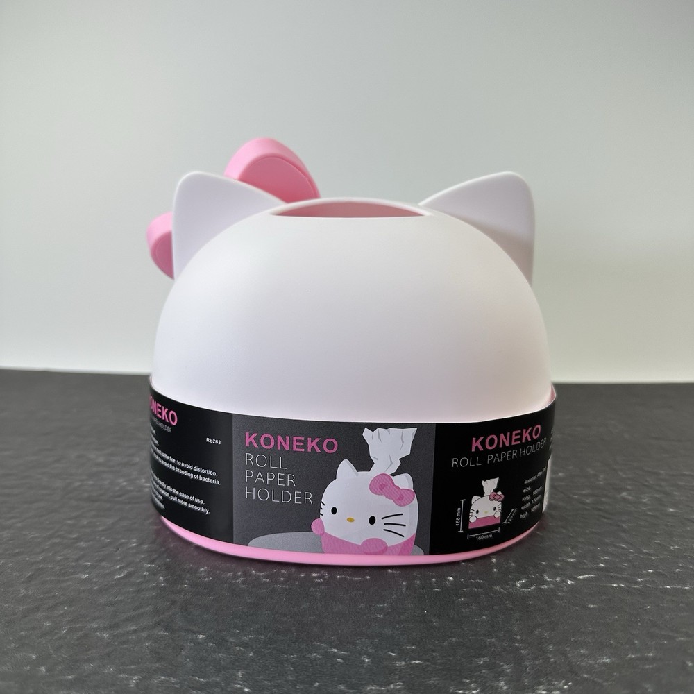 Hello Kitty Koneko Tissue Paper Roll Paper Holder Tissue Box
