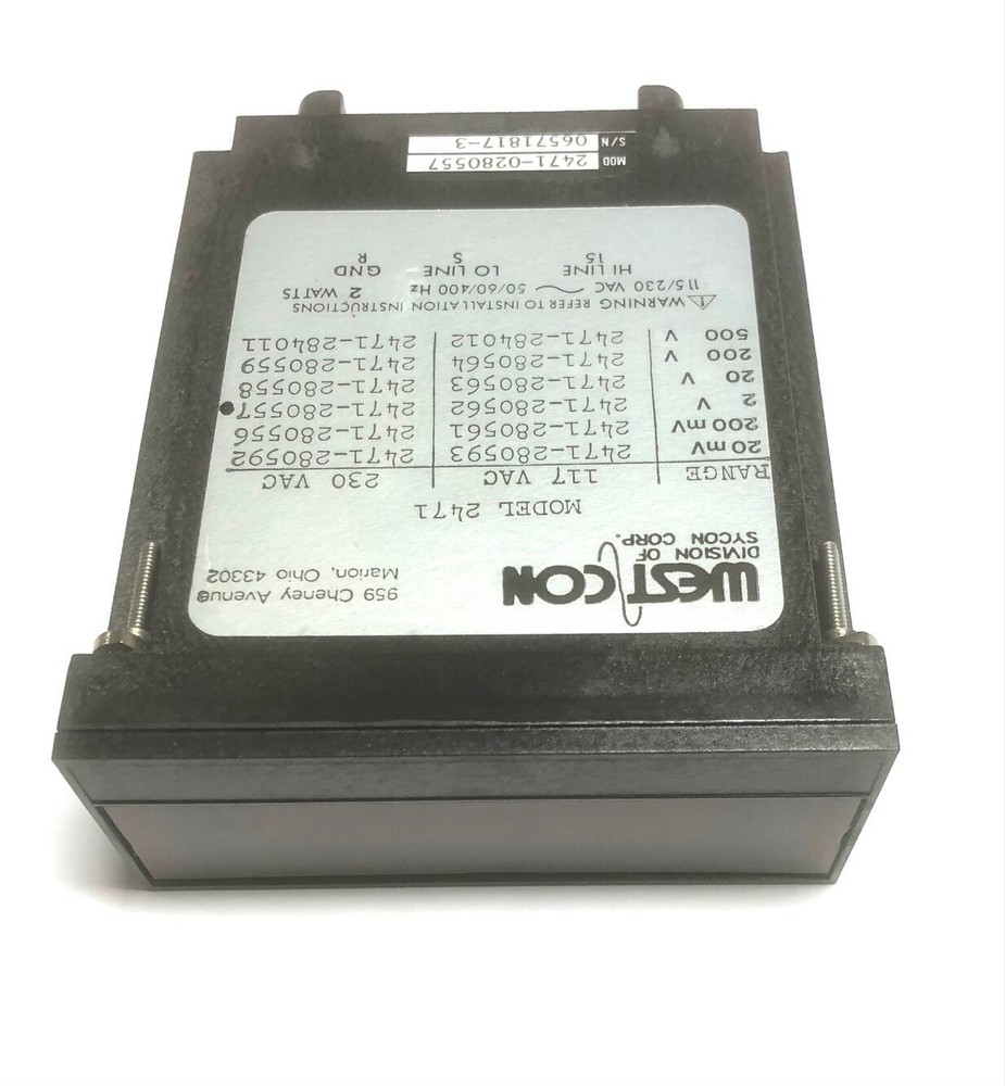 Westcon 2471 Digital Panel Meter 115/230v-ac NEW!~