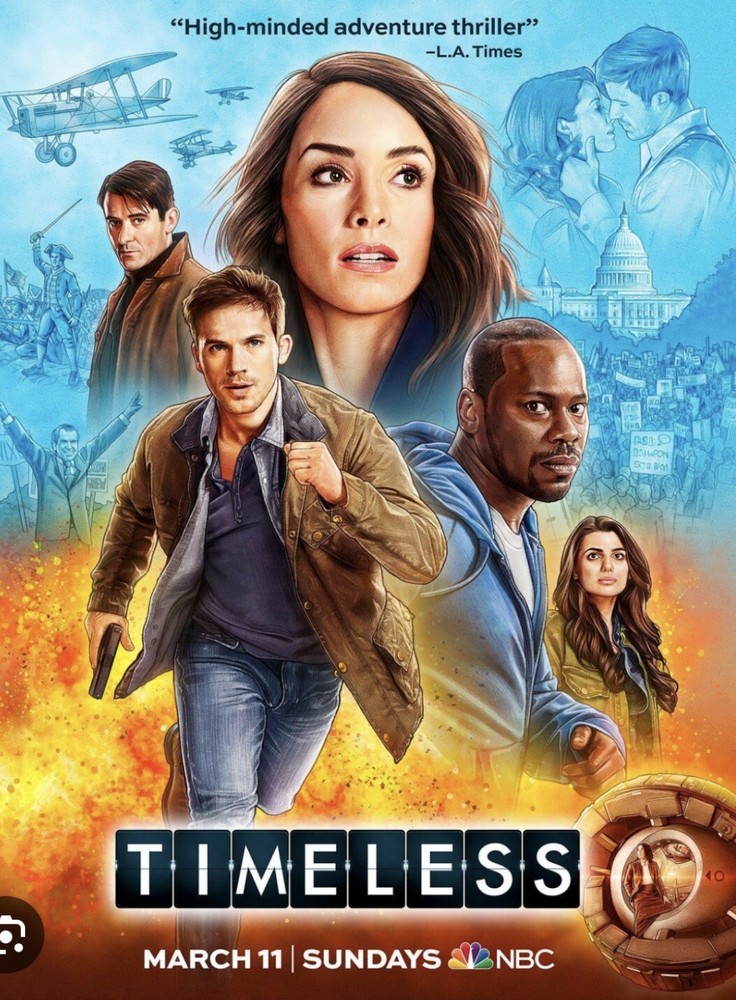 Timeless TV Series Patch.