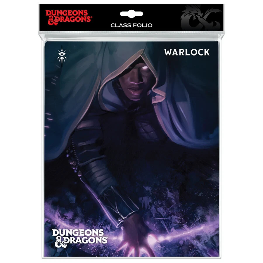 Warlock - Class Folio Storage Organizer  with Stickers for Dungeons & Dragons