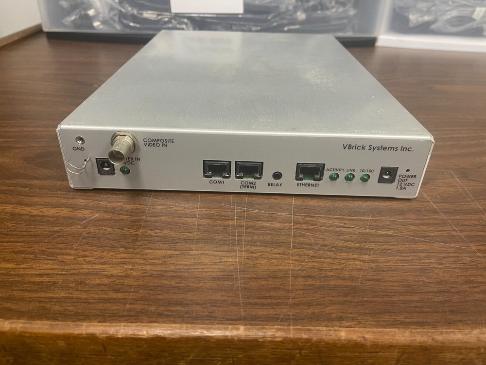 VBRICK 9174-4200-0002 MPEG-4 Single Channel Encoder 10/100 Ethernet 6000 Series