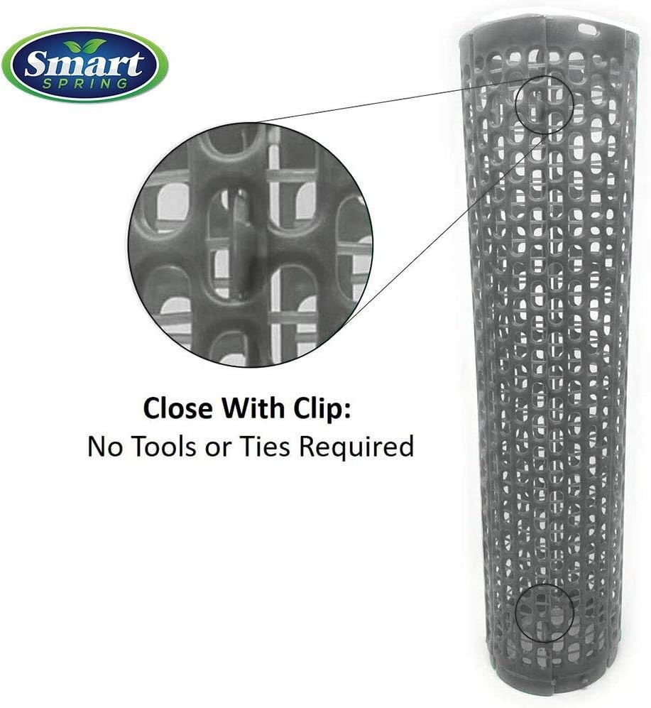 15" Stackable Spiral Tree Guards, Bark Protection - Set of 6