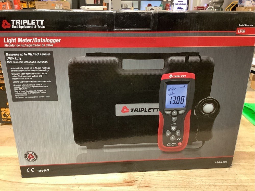 Triplett Lt68 Light Meter/Datalogger