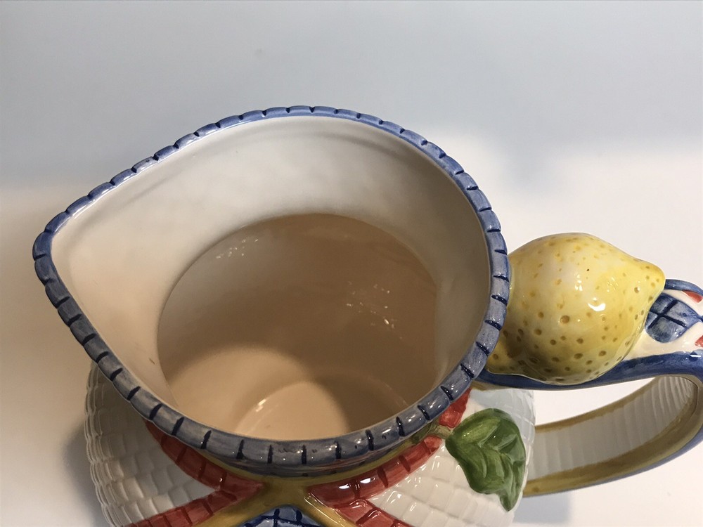 Clay Art Mosaic Lemon Pitcher