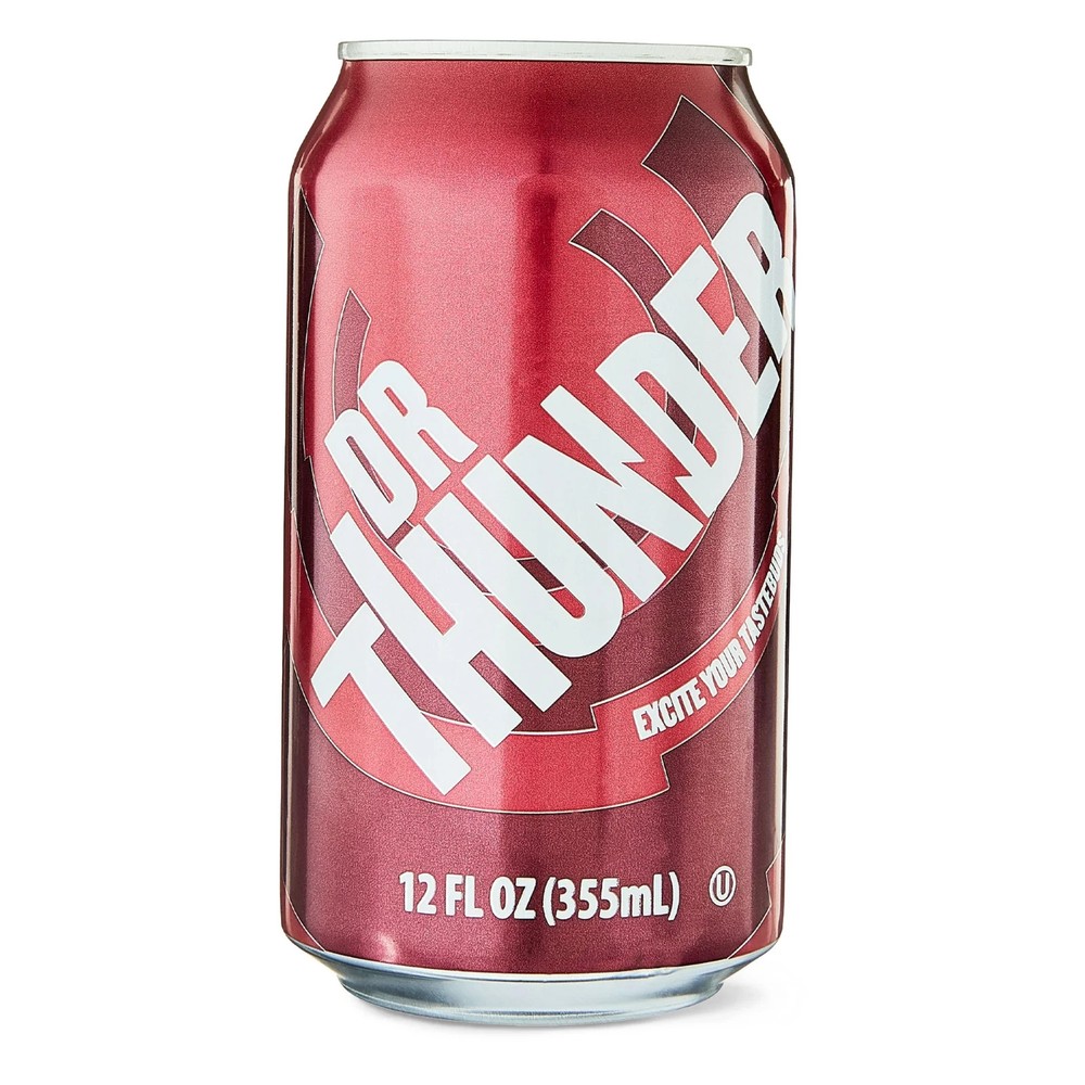 Great Value Dr Thunder soda Pop 12 fl oz 12 pack cans.......