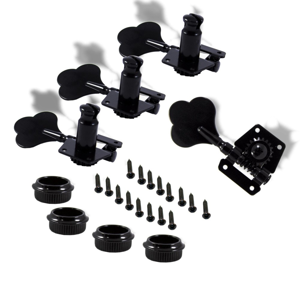 Tuning Machine 4 String Bass Open Frame RH Black Bitterroot 080401BK