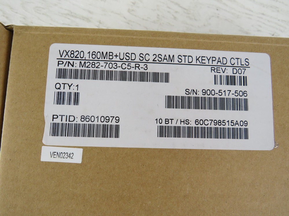 VeriFone VX820 192MB Keypad Payment Terminal