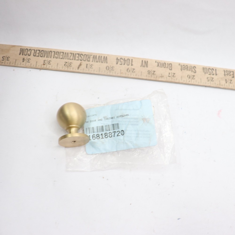 Modern Kitchen Cabinet Handle Solid Brass 1-1/4" 168188720