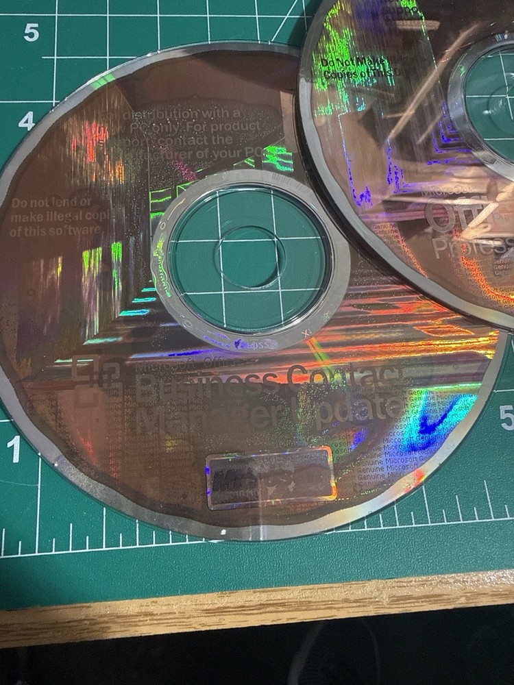 Microsoft Office 2003 Professional OEM 2 Disc w/ COA BCM SP2 XP Untested Key 🔑
