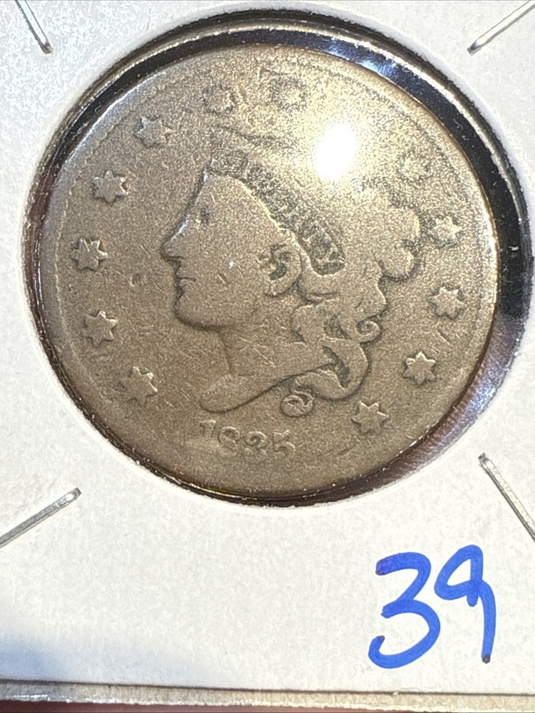 1835 large cent