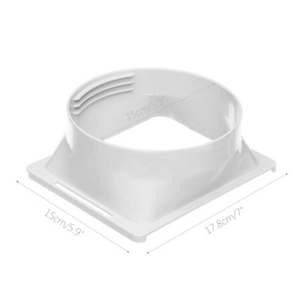 Air Conditioning Discharge Hose Adapter Pipe Interface Connection White