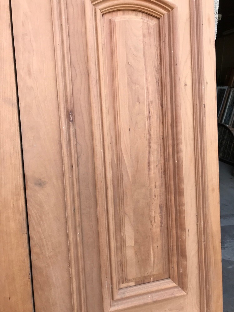 MAR B Beautiful Pair Double Doors Heavy Profile Cherry 4‘ X 95”