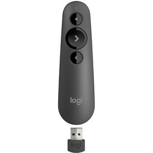 Logitech R500s Laser Presentation Remote Bluetooth USB Clicker Pointer