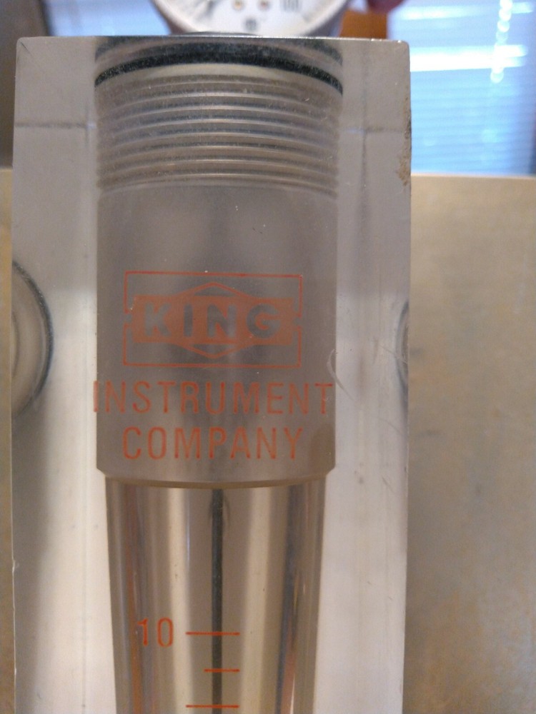 King 1-10 GPM Liquid Flow Meter