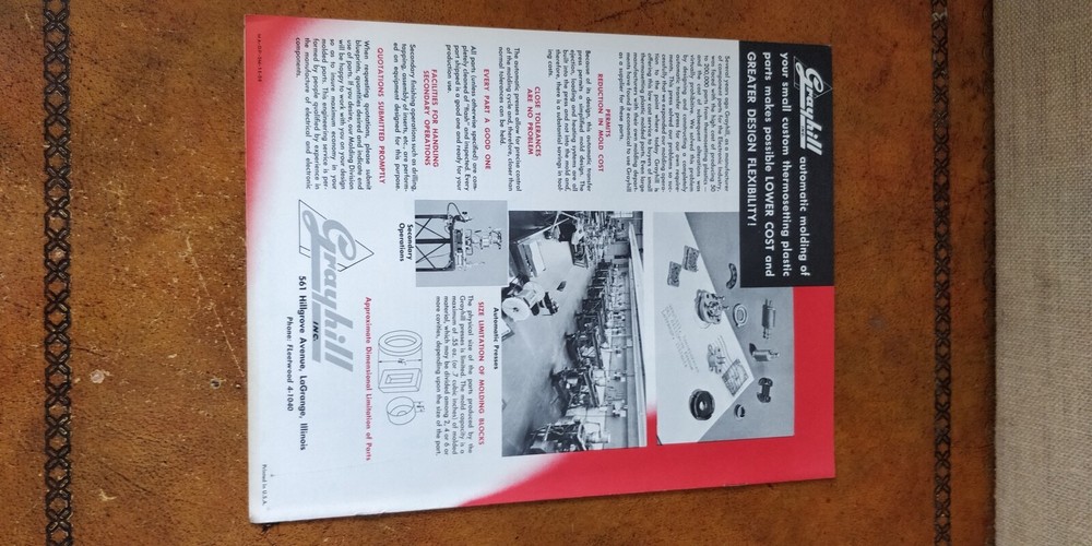 1950's Grayhill ~ Catalog M-202 ~ Miniature Electronic Components