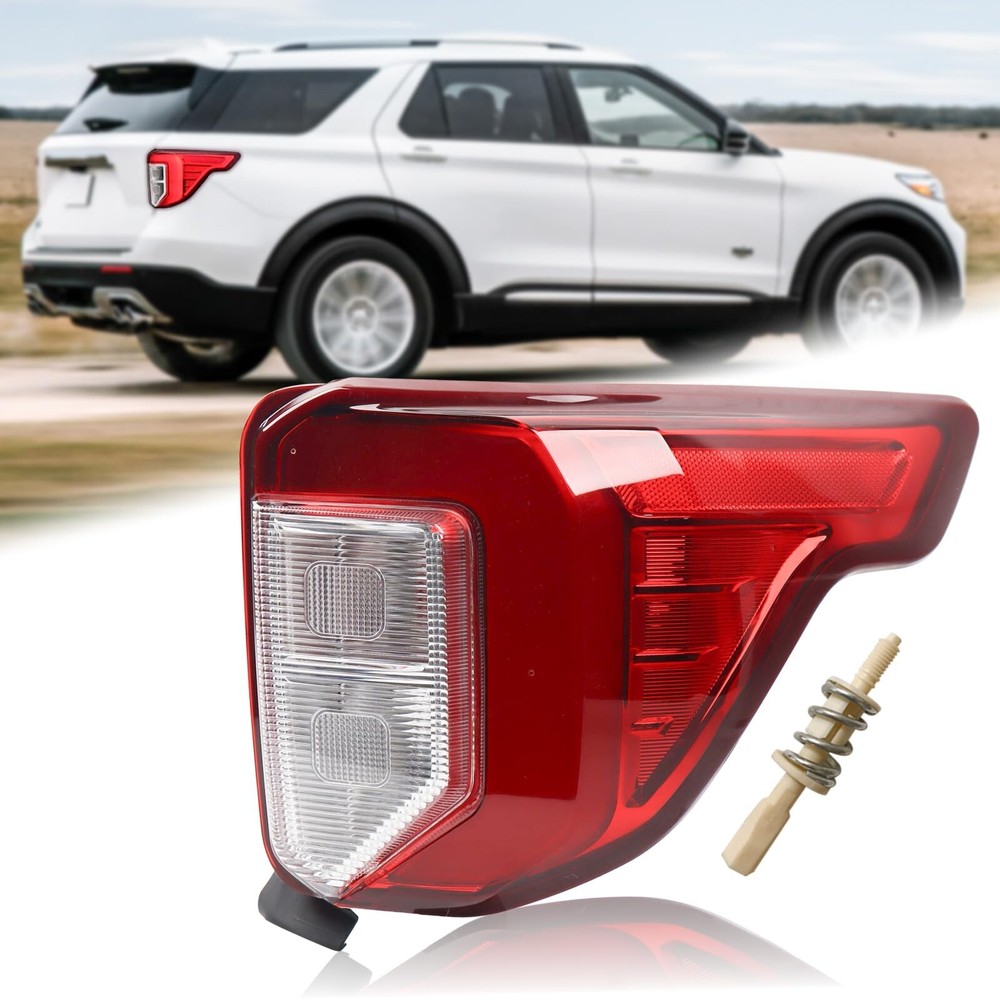 USA Type Tail Light W/Plastic Screw Stud With Thread Rear Lamp Assembly Compa...