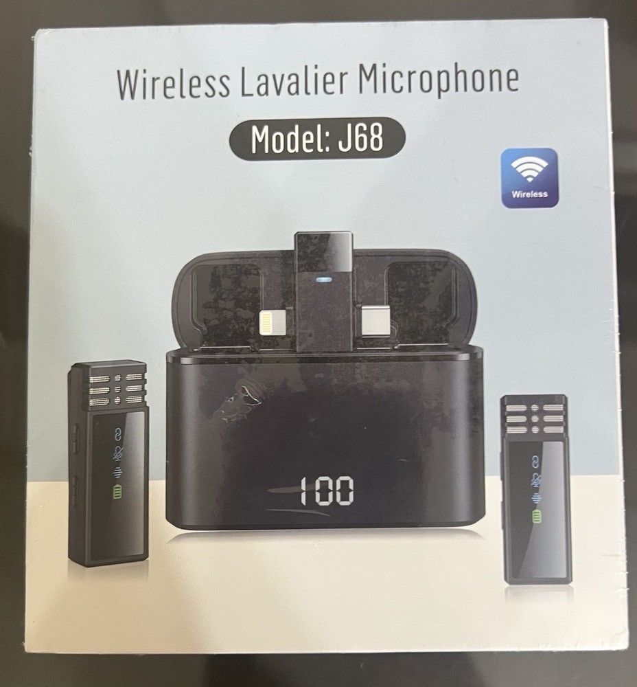 Wireless Lavalier Microphone Model J68