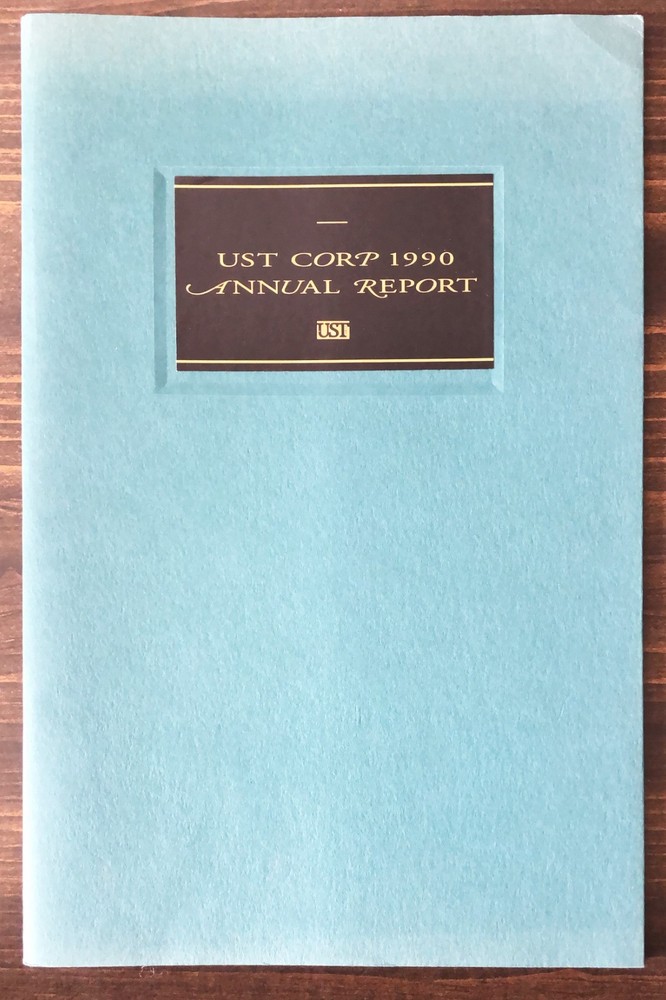 1990 UST Corp Annual Report