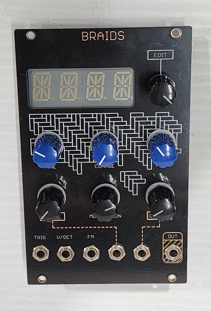 Mutable Instruments Braids DIY Clone Oscillosaurus Eurorack Module - Black