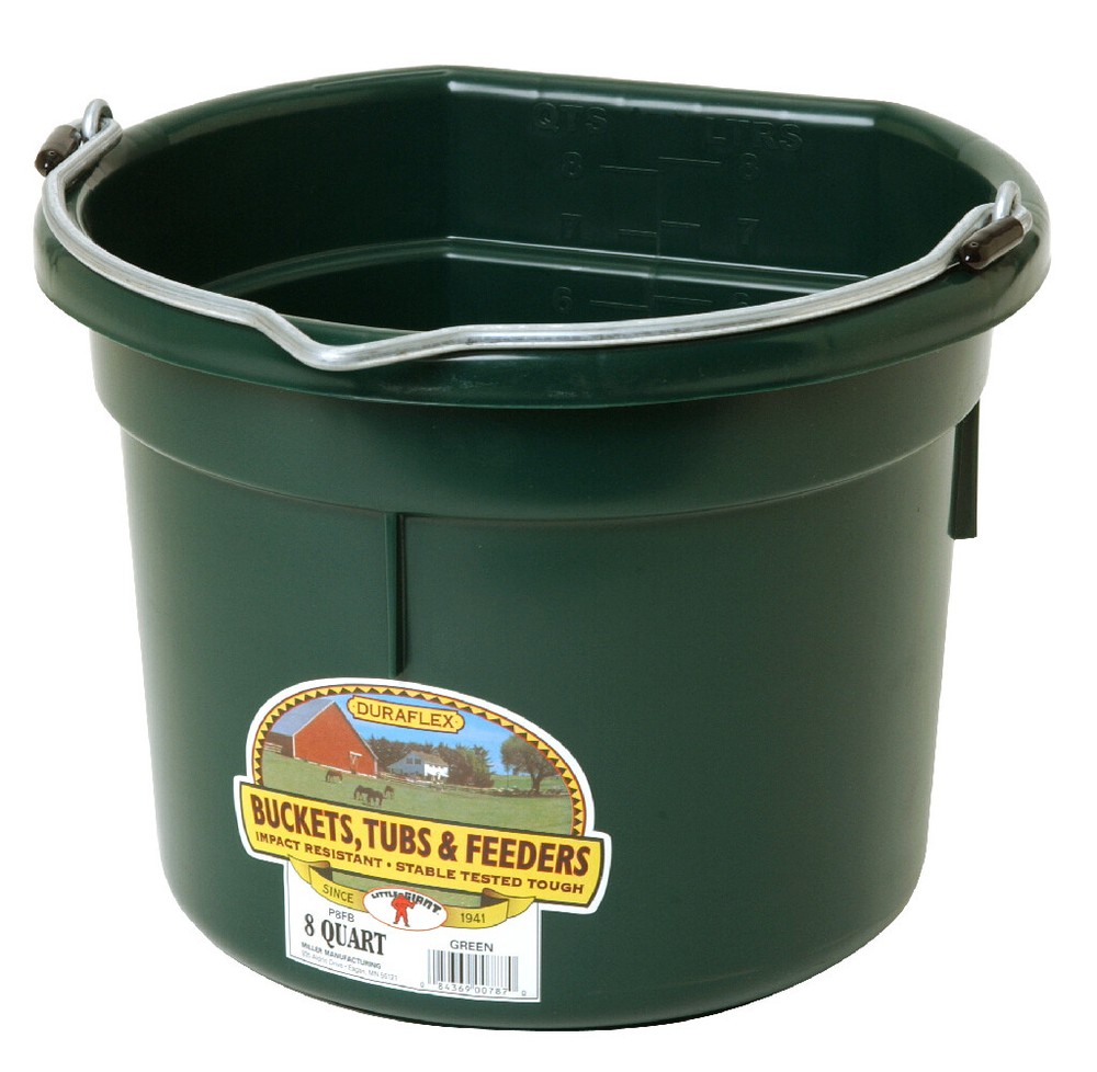 Little Giant 8 Quart Flat Back Bucket