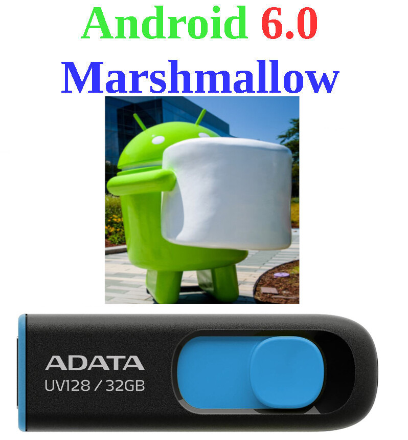Android Marshmallow 6.0r2 x86 64Bt PC Boot FAST 32 Gb USB 3.2 Linux Install Live