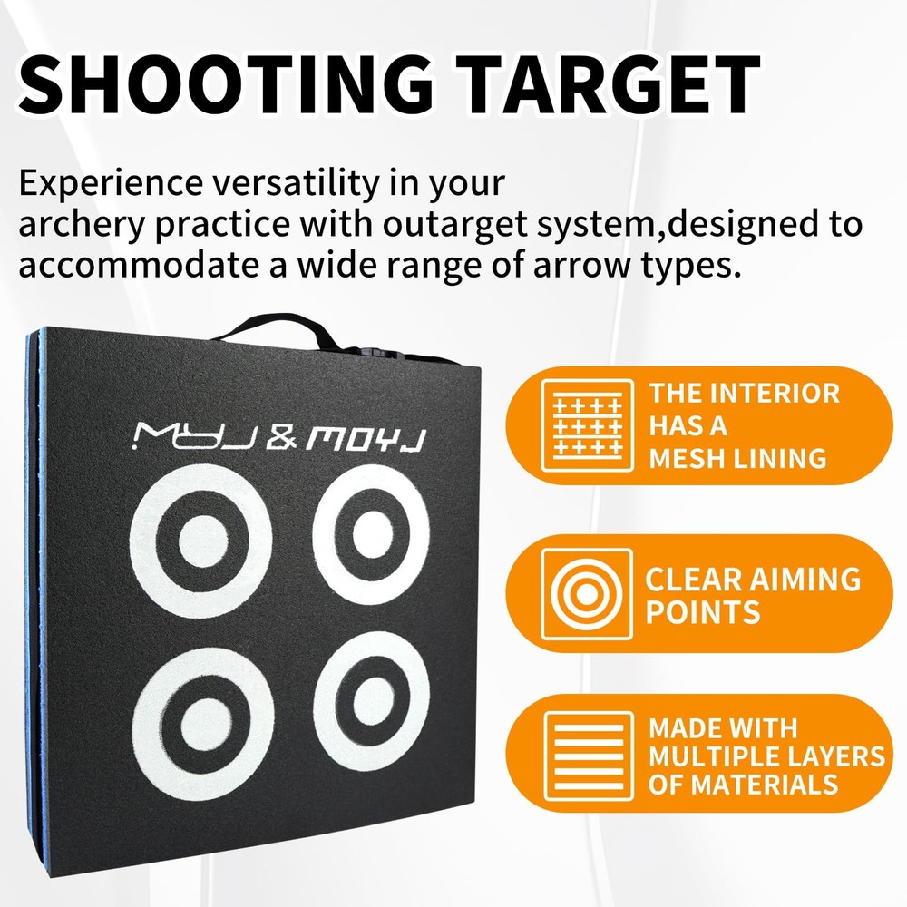 Archery Target XPE Material Compatible with Compound Bow, Longbow, Composite