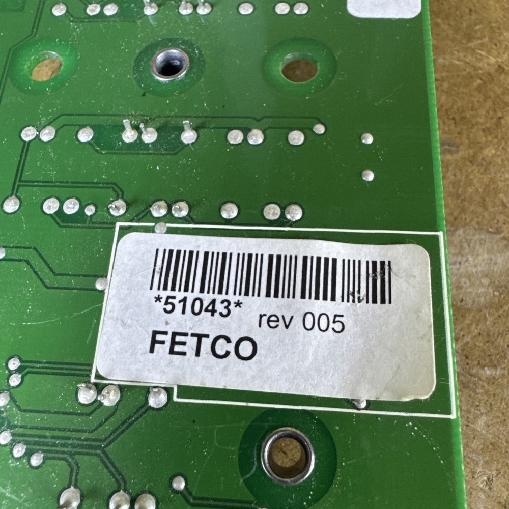 Fetco CBS2031/2 D2P Board Switching Assembly, 8 Keys 2006