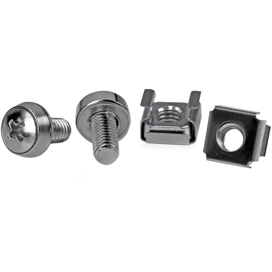 StarTech 50 Pkg M6 Mounting Screws and Cage Nuts - 50 / Pack