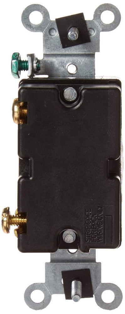 20 Amp, 120/277 Volt, Key Locking, Single-Pole, AC Quiet Switch, Extra Heavy ...