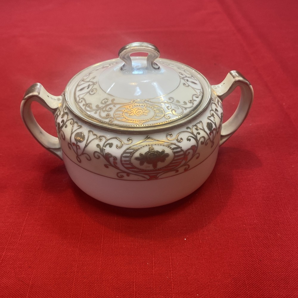 Vintage Sugar Bowl/HandPainted