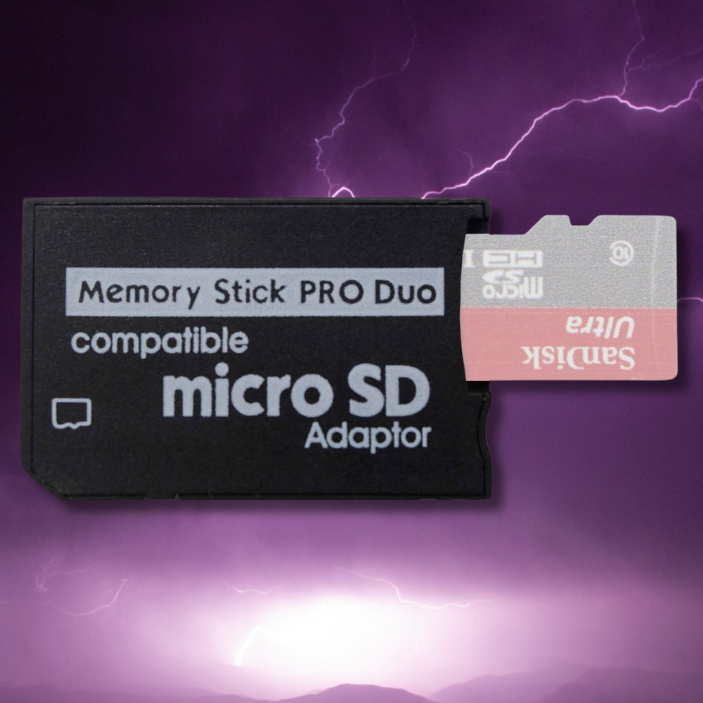 PSP Adapter TF To MS Reader Micro SD Adapter Memory Stick MS Pro Duo Converter