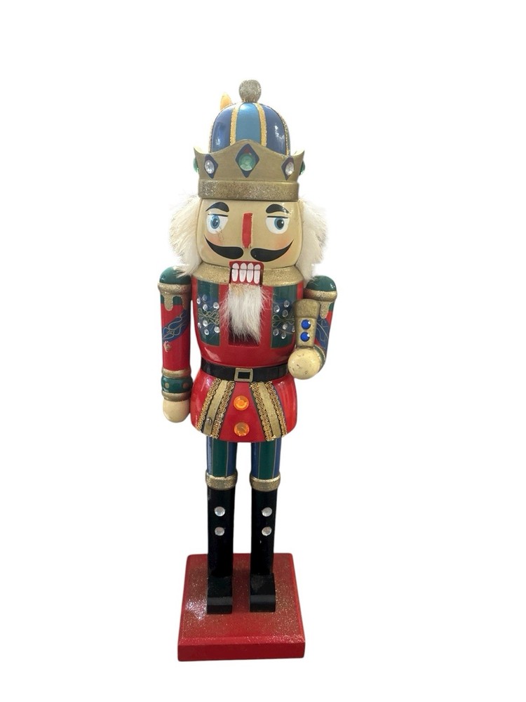 Soldier Nutcracker Red Crown 15”