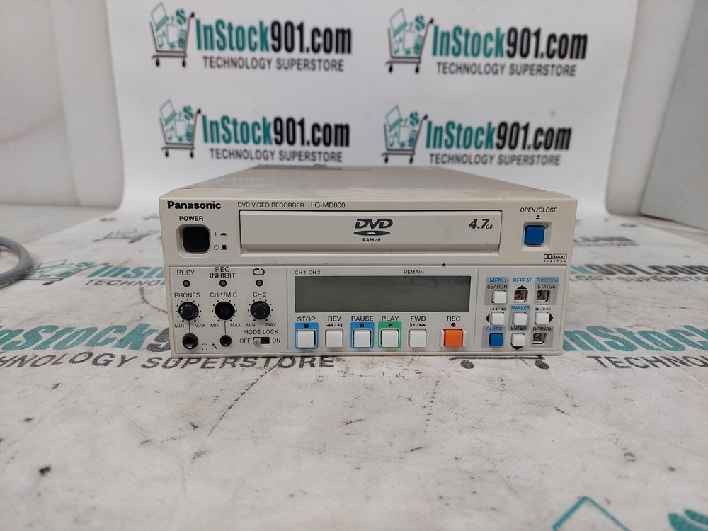 PANASONIC DVD VIDEO RECORDER LQ-MD800P (AS IS)