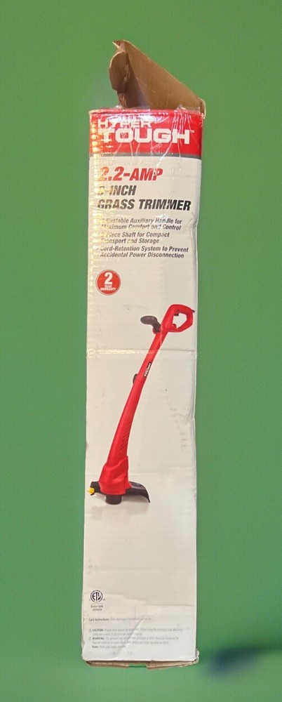 Hyper Tough 9 inch Grass Trimmer 2.2 Amp