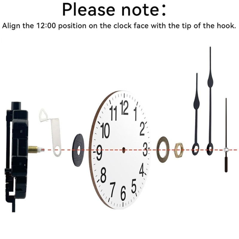 Customizable Pendulum Clock Movement Accessories Set for Artistic Clock Assembly