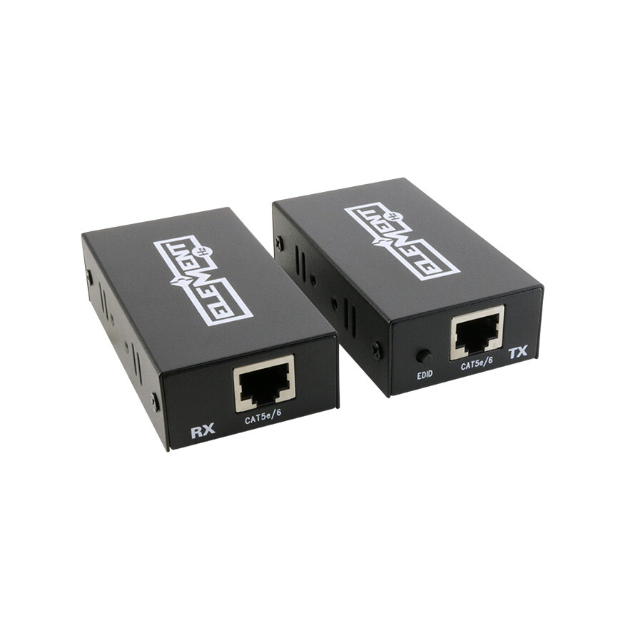 Element-Hz™ HDMI Cable Extender (Over Single CAT5e/6 Cable, Color: Black)