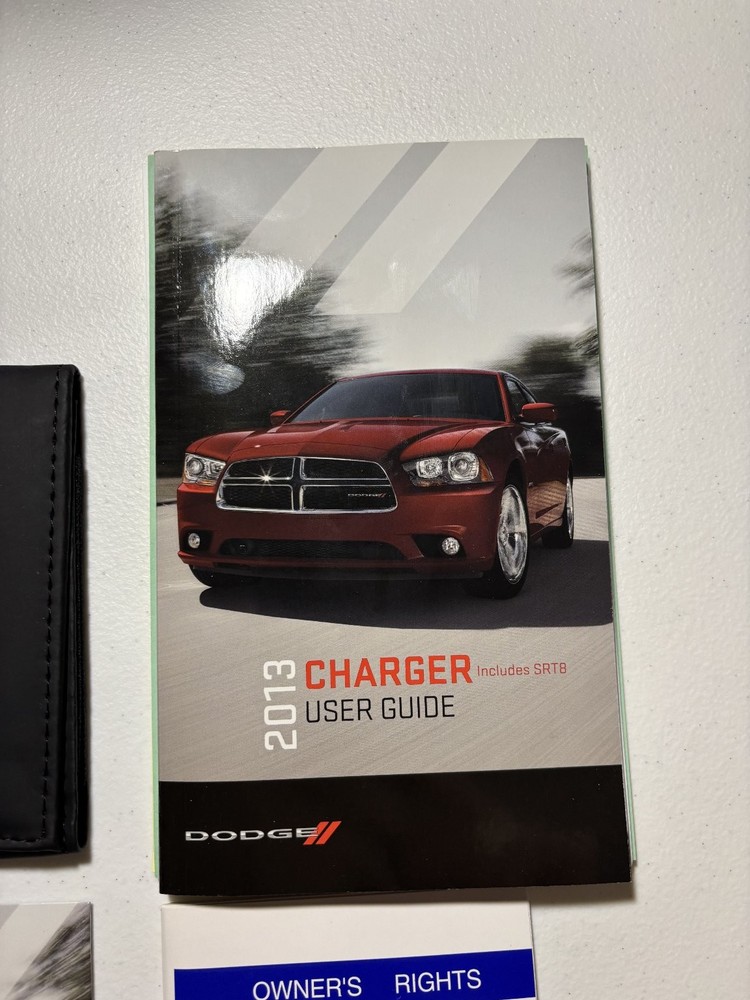 2013 Dodge Charger User's Guide OEM Set